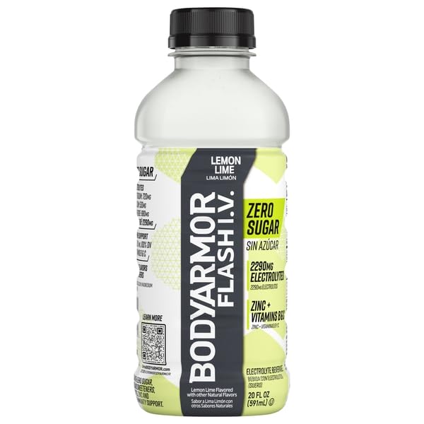 BODYARMOR Flash I.V. Lemon Lime Zero 20oz