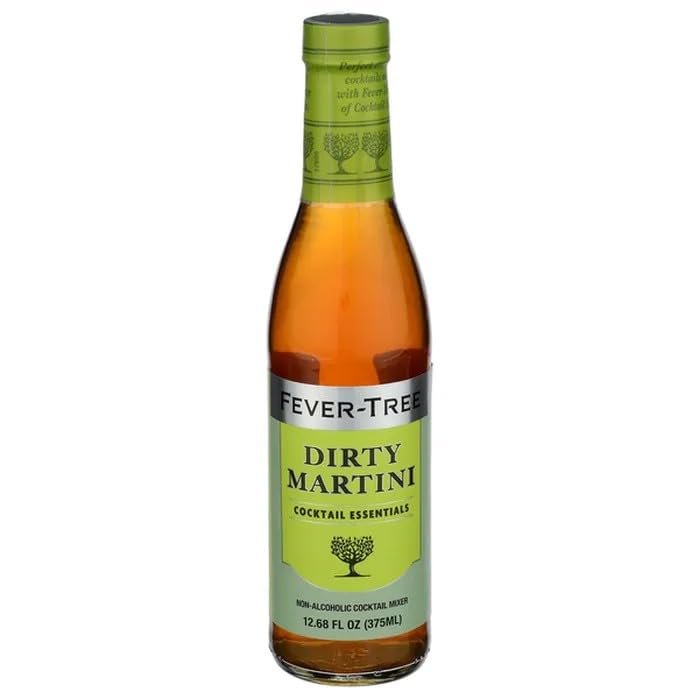 Fever-Tree Cocktail Mixer, Dirty Martini, 6 pack 12.7 fl oz Glass Bottle