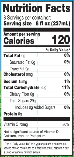 Langers 100% Juice with Vitamin C, Apple Berry Cherry, 64 Fl Oz (Pack of 8)