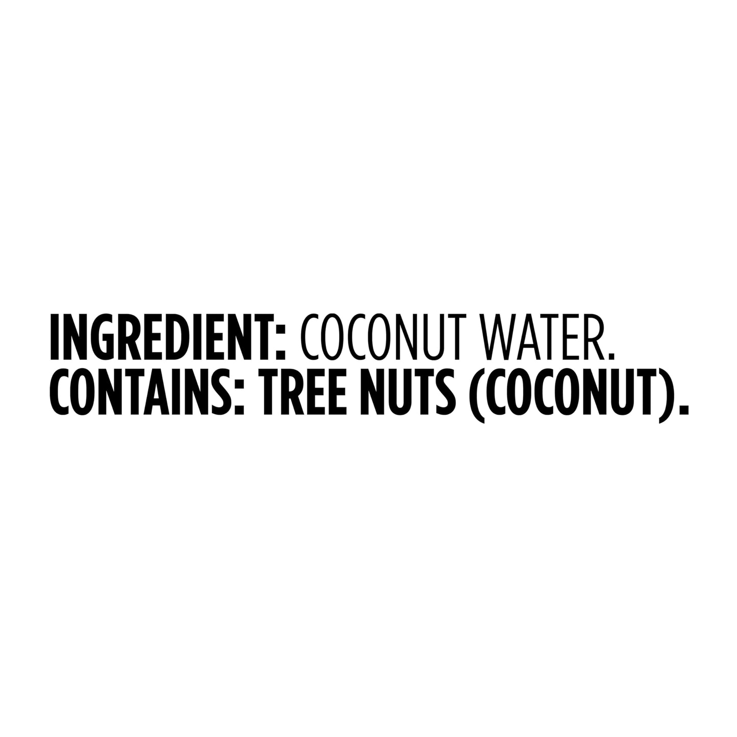 Amazon Fresh, 100% Pure Coconut Water Original, Not from Concentrate, 33.8 Fl Oz