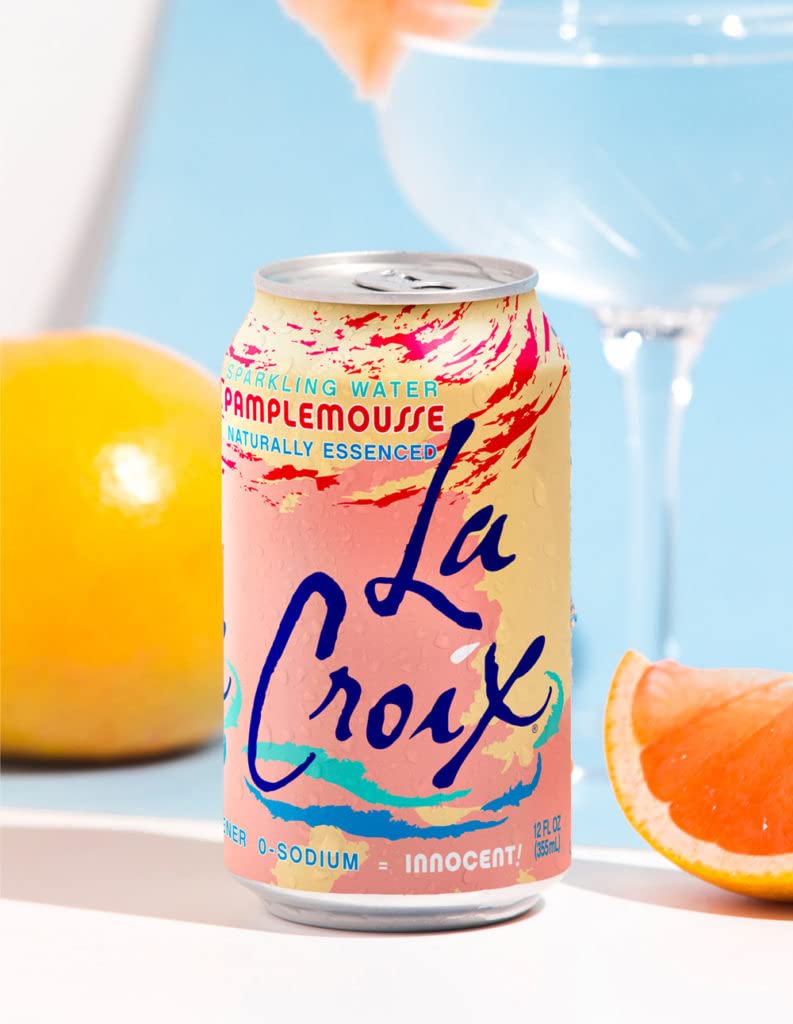 La Croix Sparkling Water, Grapefruit, 12 Fl Oz (Pack of 12)