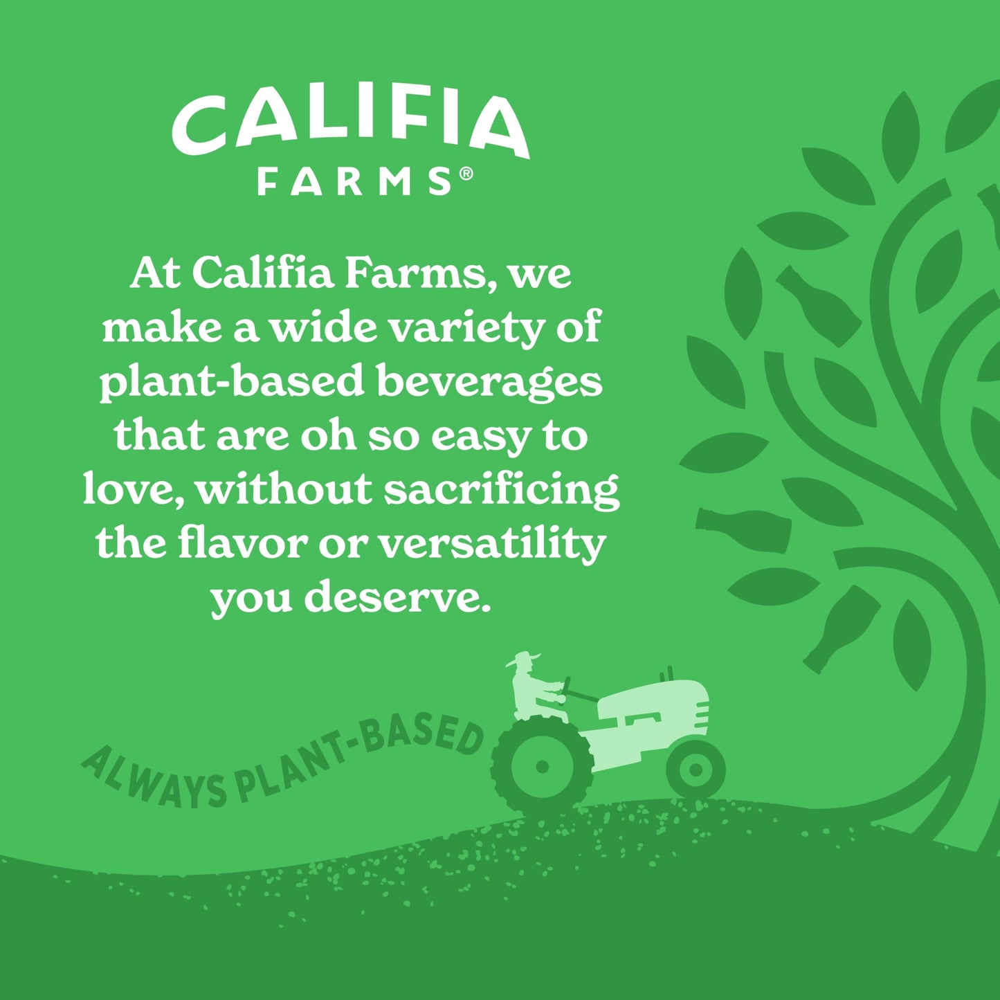 Califia Farms - Organic Soy Milk, 32 oz (6 pack), Dairy Free, Vegan, Plant Based, Vegan, Gluten Free, Non GMO, USDA Organic