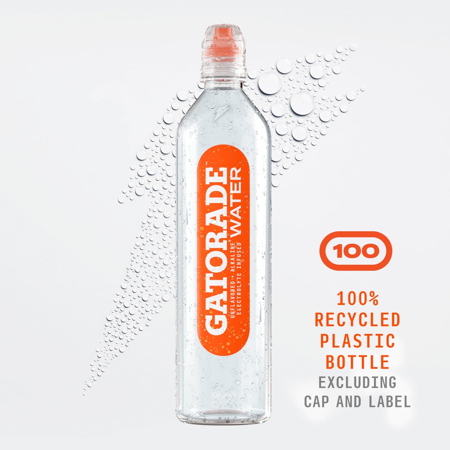 Gatorade Water, 700ML Sports Cap (Pack of 12)