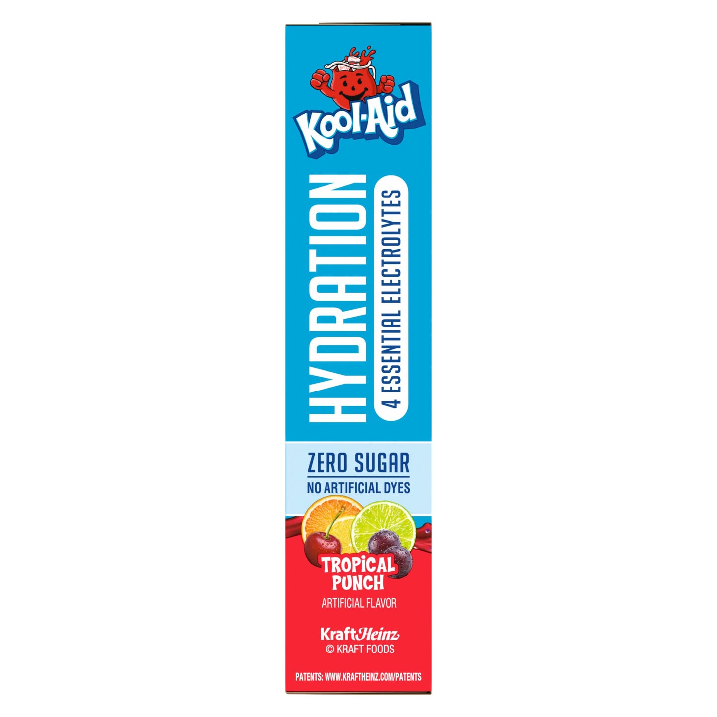 Kool-Aid Hydration Tropical Punch Artificially Flavored Drink Mix, 6 ct On-the-Go-Packets, 1.32 oz Box