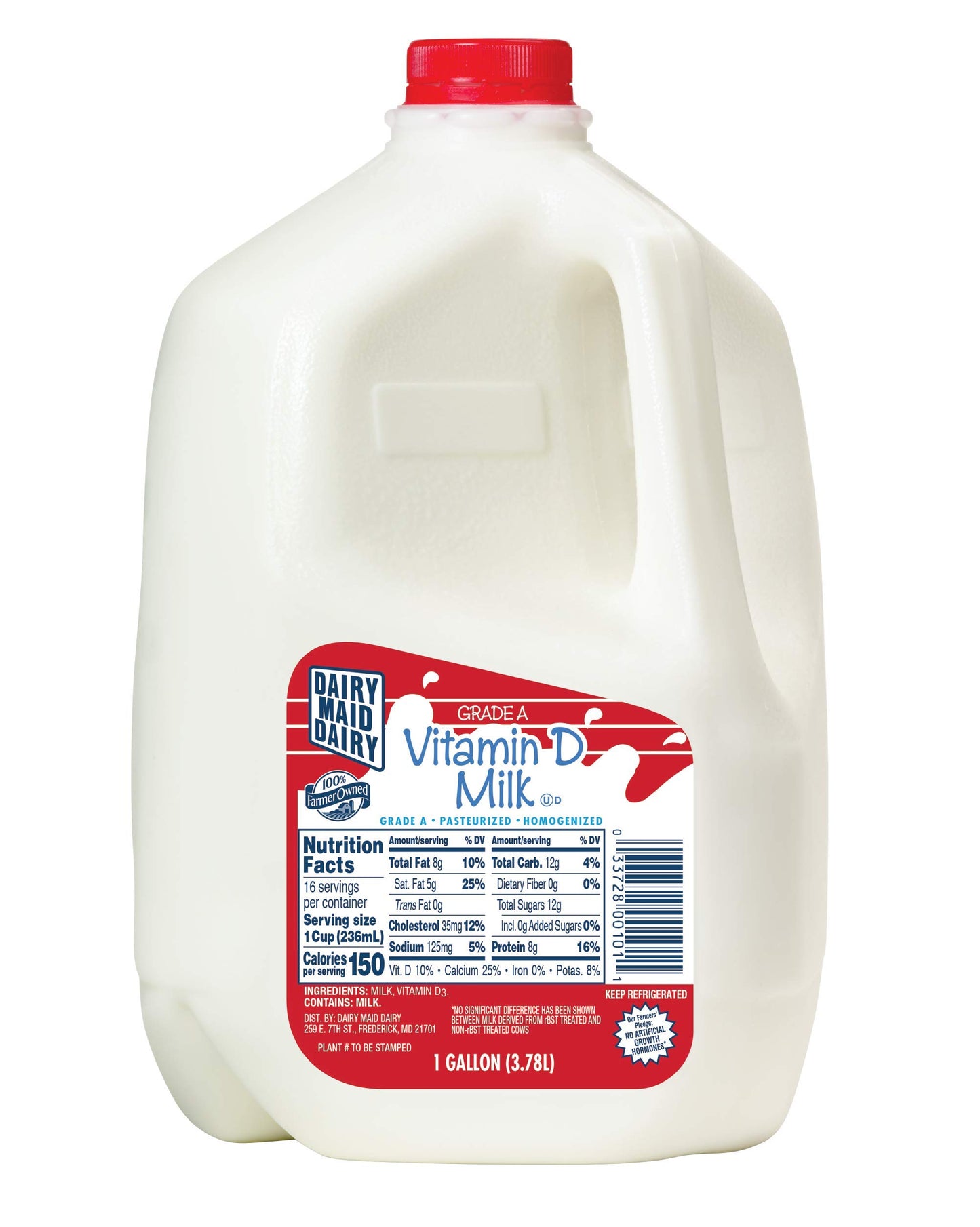 Dairy Maid Dairy Whole Milk, 128 Fl Oz