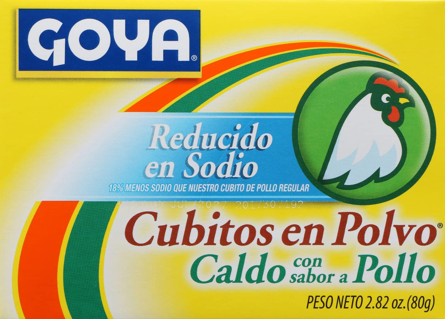 Goya Foods Chicken Bouillon Reduced Sodium, 2.82 Ounce (Pack of 24)
