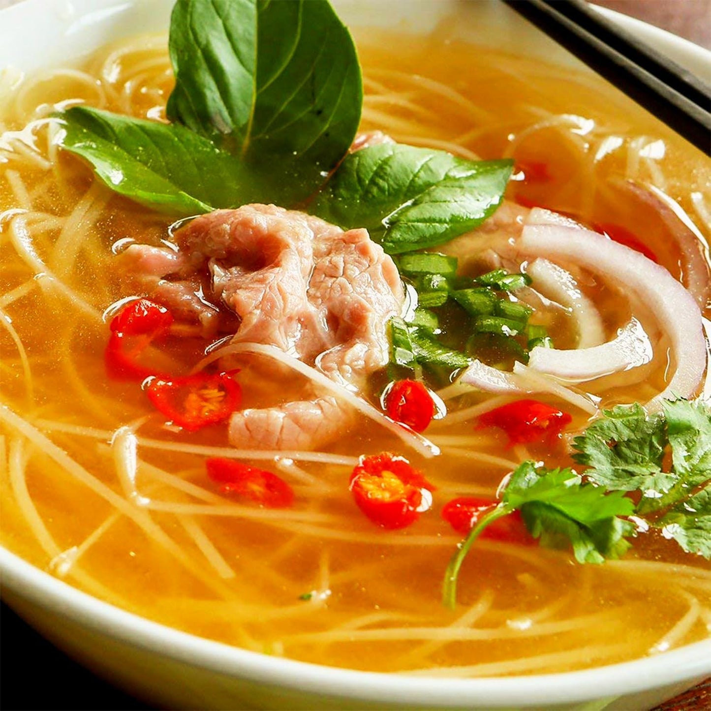 Essence of Lotus Instant Beef Pho Soup Mix — Ready-to-Eat Flavorful, Restaurant-Quality Pho broth, Made in the US (Beef Pho Soup Mix, 1-Pack)