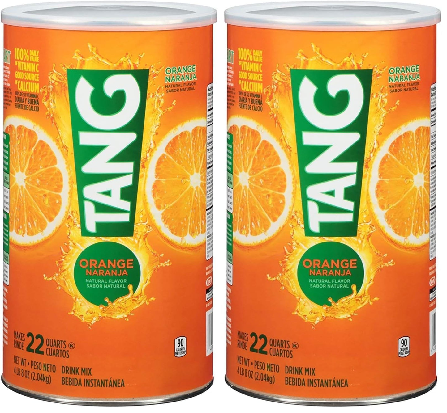 Tang Orange Drink Mix (72oz) (Pack of 2)