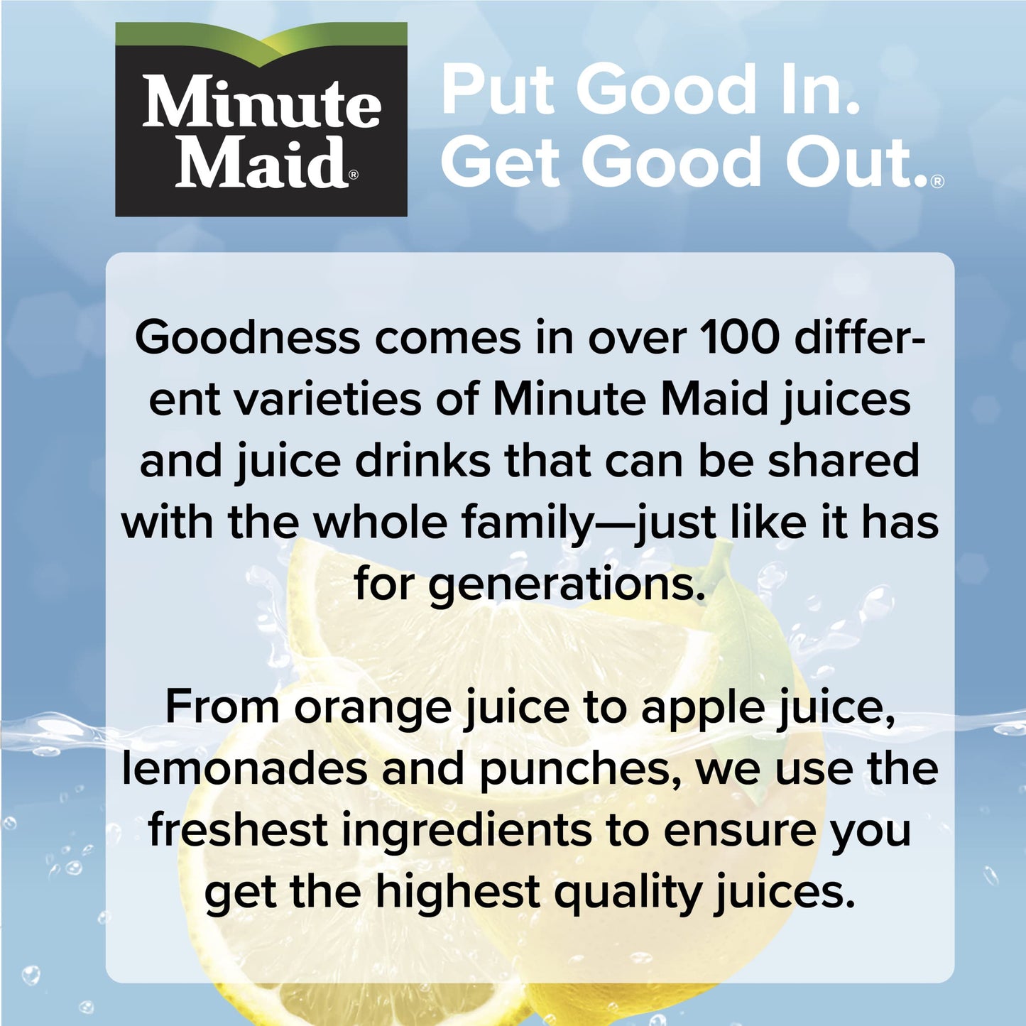 Minute Maid, Lemonade Made With Real Lemons, 2 Liters Bottle
