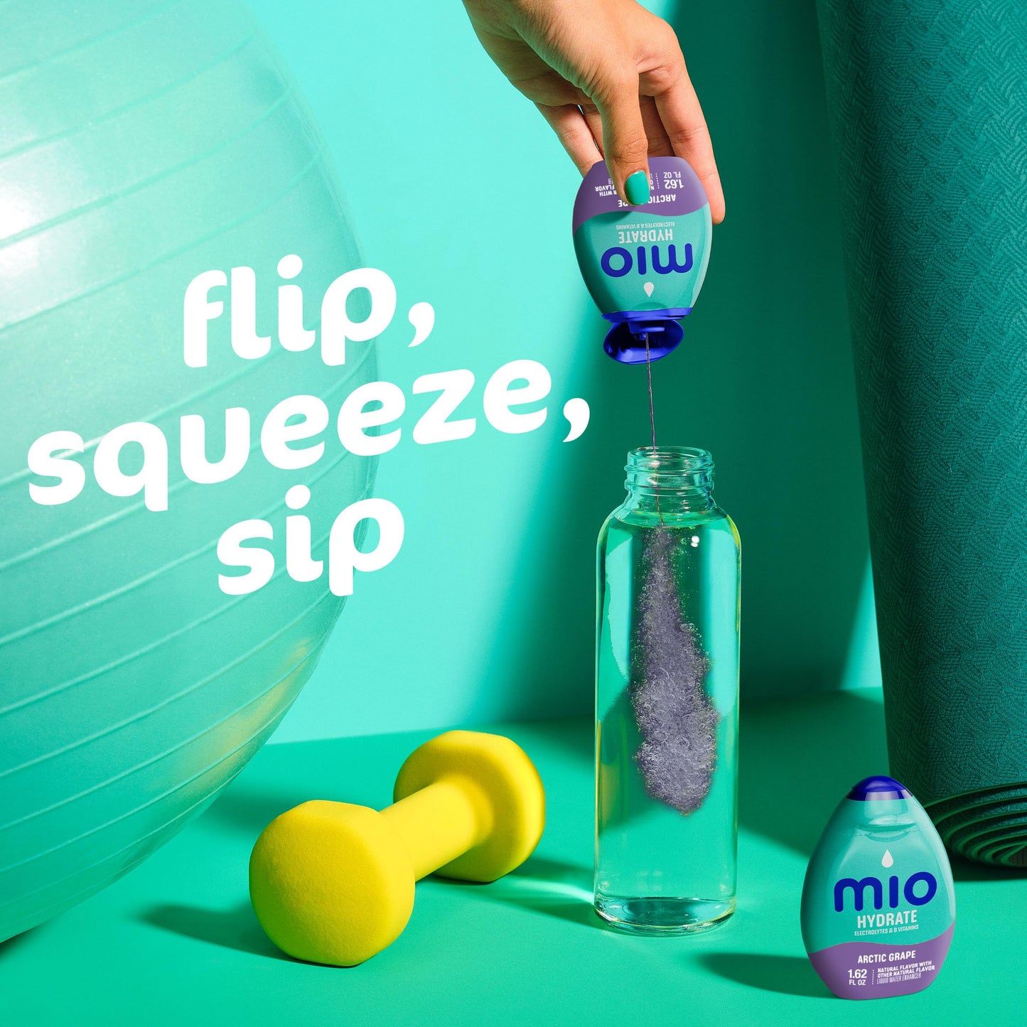 mio Hydrate Arctic Grape Flavored with other natural flavor Liquid Water Enhancer, 1.62 fl oz Bottle