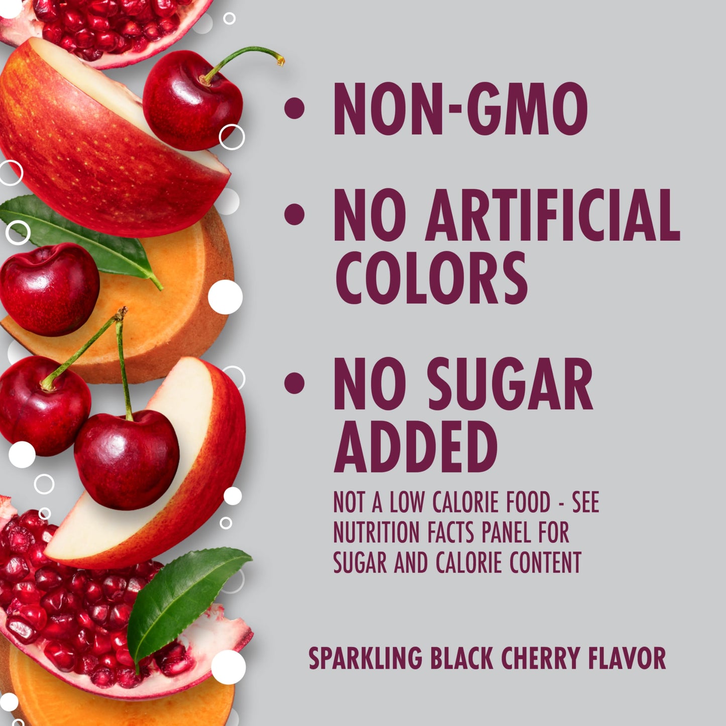 V8 +Energy Sparkling Black Cherry Juice Energy Drink, 11.5 fl oz Can (Pack of 8)