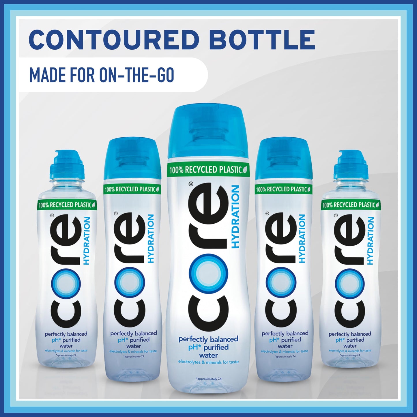 Core Hydration Perfectly Balanced Water, 23.9 fl oz Sport Cap bottle