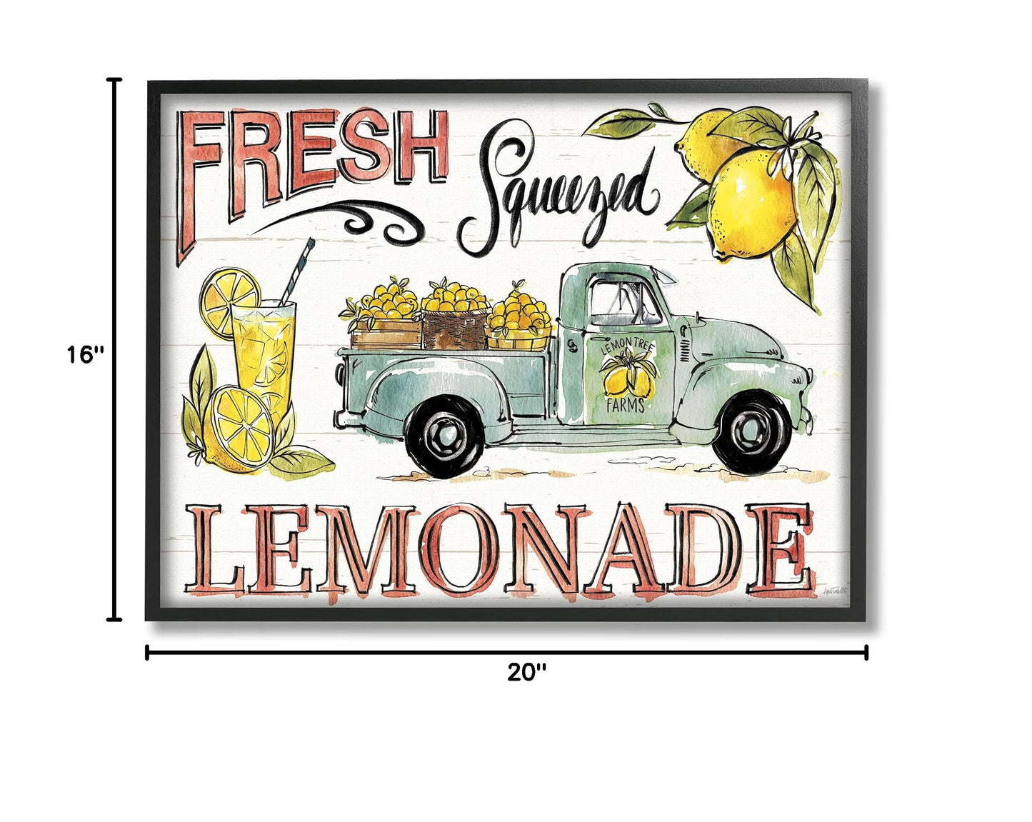 Fresh Squeezed Lemonade Truck Country Summer Drink
