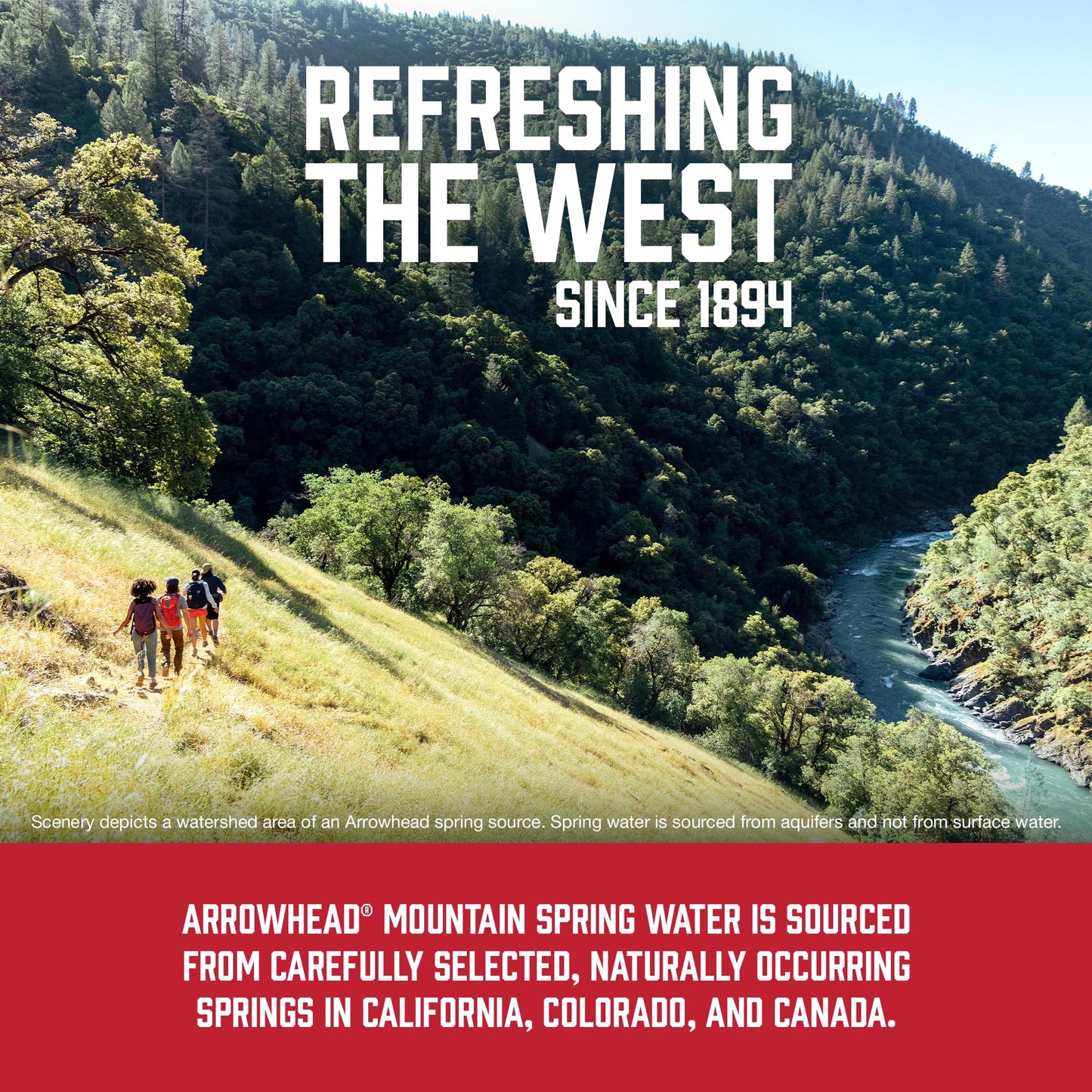Arrowhead Mountain Spring Water Bottles, 12 Pack - Still Bottled Water with Naturally Occurring Minerals & Electrolytes for Taste - 8 Fl Oz