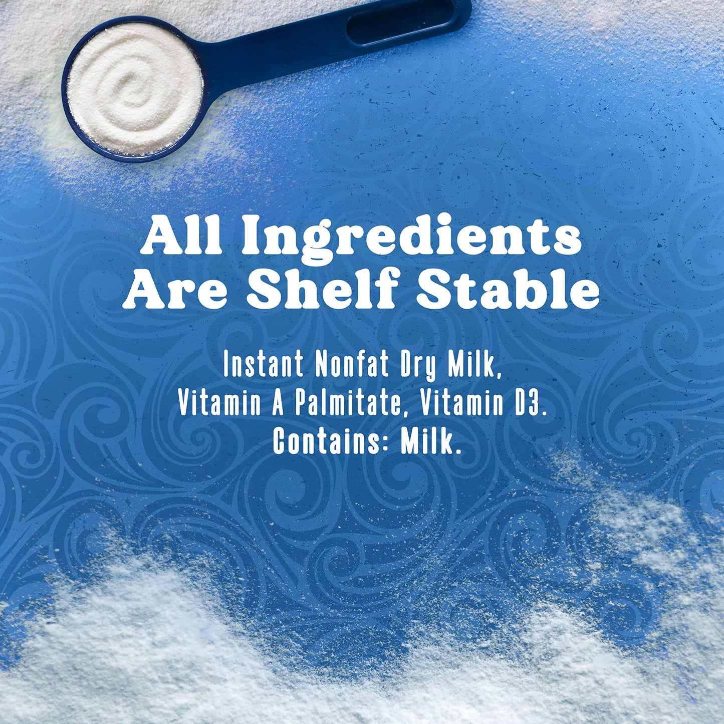 Swiss Miss Nonfat Dry Milk, Fortified with Vitamins A & D, Hot Cocoa Bar Supplies, 12.98 oz. Canister