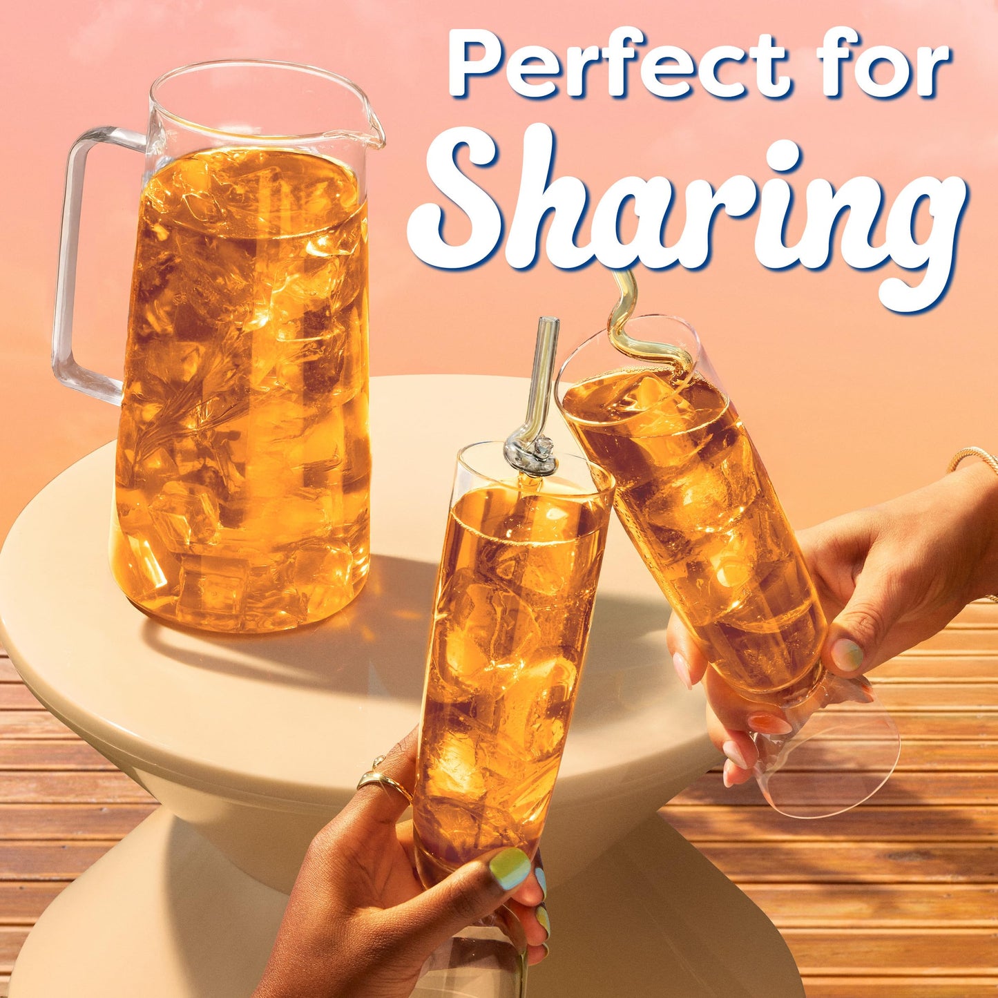 Crystal Light Drink Mix, 5 Pitcher Packets, for Flavorful Hydration and Shareable Refreshment, Peach Mango Green Tea Natural Flavor with other Natural Flavor, Made with Green Tea, 1.85 oz