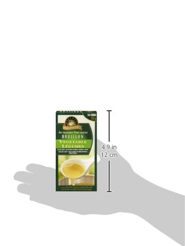 McCormick Gourmet All-Vegetable Bouillon Cubes, 10 Cubes, Vegetable Style Flavor, 105g/3.7 oz., Box (Imported from Canada)