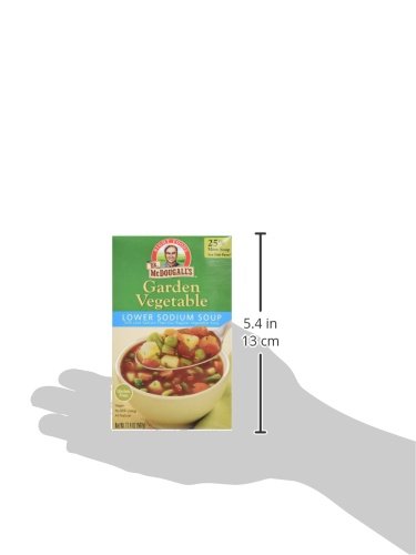 Dr Mcdougalls, Low Sodium Garden Vegetable Soup, 17.9 Ounce (Pack of 6)