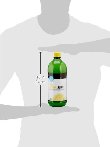 Happy Belly 100% Lemon Juice | 32 fl oz | Bottle | Pack of 4