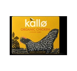 Kallo Organic Chicken Stock Cubes 66G (Pack Of 2)
