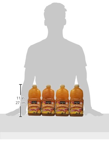 Langers Juice Cocktail, Pineapple Orange Guava, 64 Fl Oz (Pack of 8)