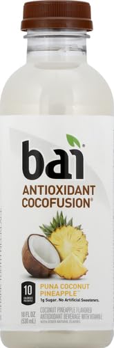 Bai Cocofusions Puna Coconut Pineapple, Antioxidant Infused Beverage, 18 Fl Oz