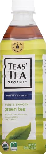 Teas' Tea, Tea Pure Green Organic, 16.9 Fl Oz