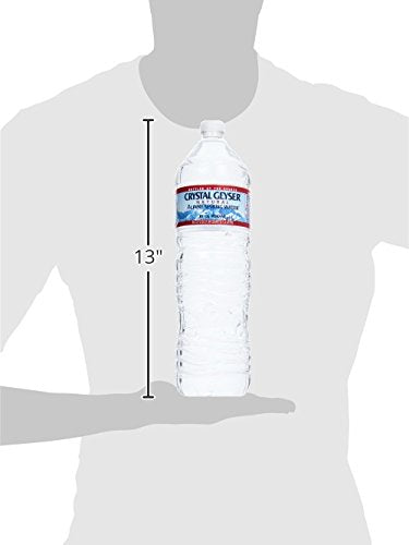Crystal Geyser, Alpine Spring Water, 1.5 Liter Bottle (Pack of 6)