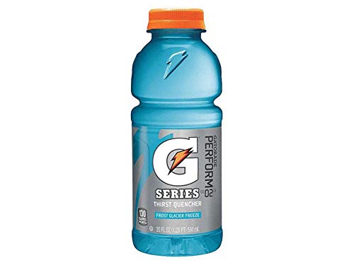 Ready-to-Drink Gatorade, Wide Mouth Plastic Bottles, Glacier Freeze
