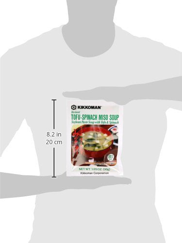 Kikkoman Instant Soup, Tofu Spinach Miso, 1.05 Ounce