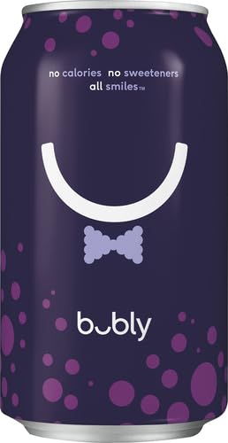Bubly Sparkling Water, Blackberry, 12 Ounce