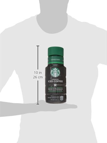 Starbucks Medium Roast Iced Coffee, Black Unsweetened, 48 Fl Oz Bottle