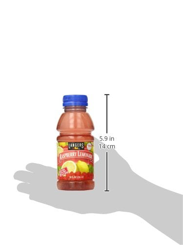 Langers Juice, Raspberry Lemonade, 10 Fl Oz (Pack of 12)