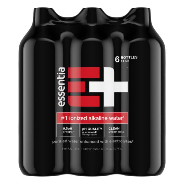 Essentia Water, Ionized Alkaline 6 Count, 202.8 Fl Oz