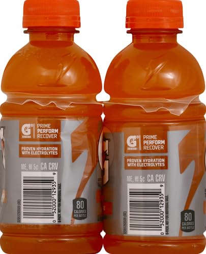 Gatorade Orange Thirst Quencher, 12 Fl Oz Bottles, 6 Pack
