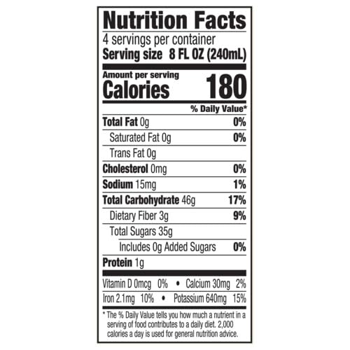 R.W. Knudsen Organic Prune Juice, 32 fl oz (Pack of 1)