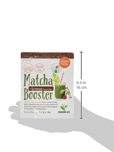 Maeda En Matchabooster Drink Mix, Genmai, 80 Gram (Pack of 12)