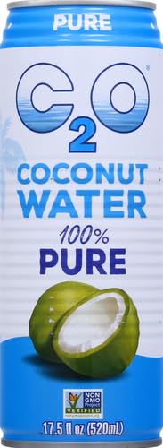 C2O Pure Coconut Water, Unsweetened, 17.5 oz