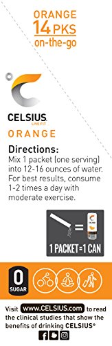 CELSIUS® Zero Sugar Energy Drink & Powder Stick Bundle, Orange
