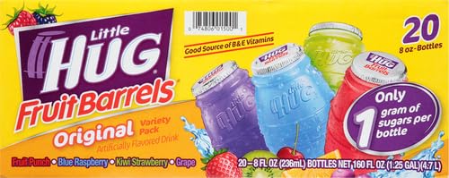 Little Hug 4 Flavor Team Pack Fruit Drink, 8 oz
