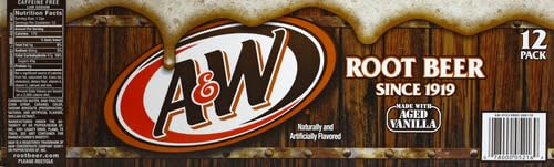 A&W Root Beer Cans | 12 fl. oz. | 12 Pack | Pack of 2