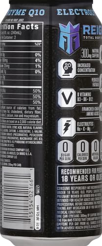 Reign Total Body Fuel Razzle Berry, 16 Fl Oz Can