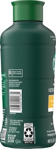 Starbucks Blonde Roast Iced Coffee, Black Unsweetened, 48 Fl Oz Bottle