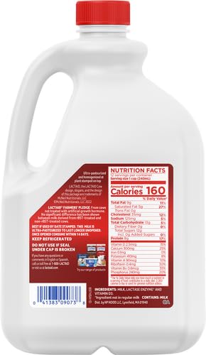 Lactaid Whole Milk, 96 fl oz