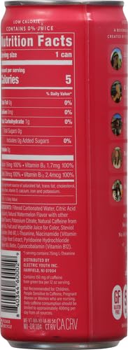 Gorgie Watermelon Crush Energy Drink, 12 FZ (Pack of 4)