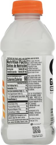 Gatorlyte Rapid Rehydration Electrolyte Beverage, Cherry Lime, 20oz Bottle