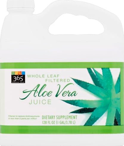 365 by Whole Foods Market, Organic Whole Leaf Aloe Vera Juice, 128 Fl Oz