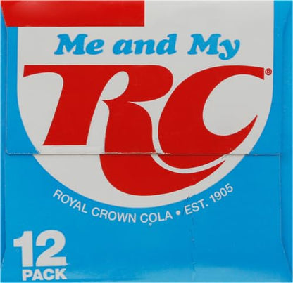 RC Cola Soda, 12 fl. oz. Cans, 12 Pack (Pack of 2)