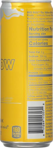 Red Bull Yellow Edition Energy Drink, 12 fl oz (RB203753)