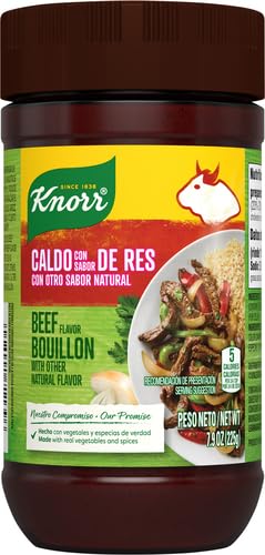 Knorr Beef Flavor Bouillon For Sauces, Soups and Stews Granulated Fat and Cholesterol Free 7.9 oz(Pack of 1)